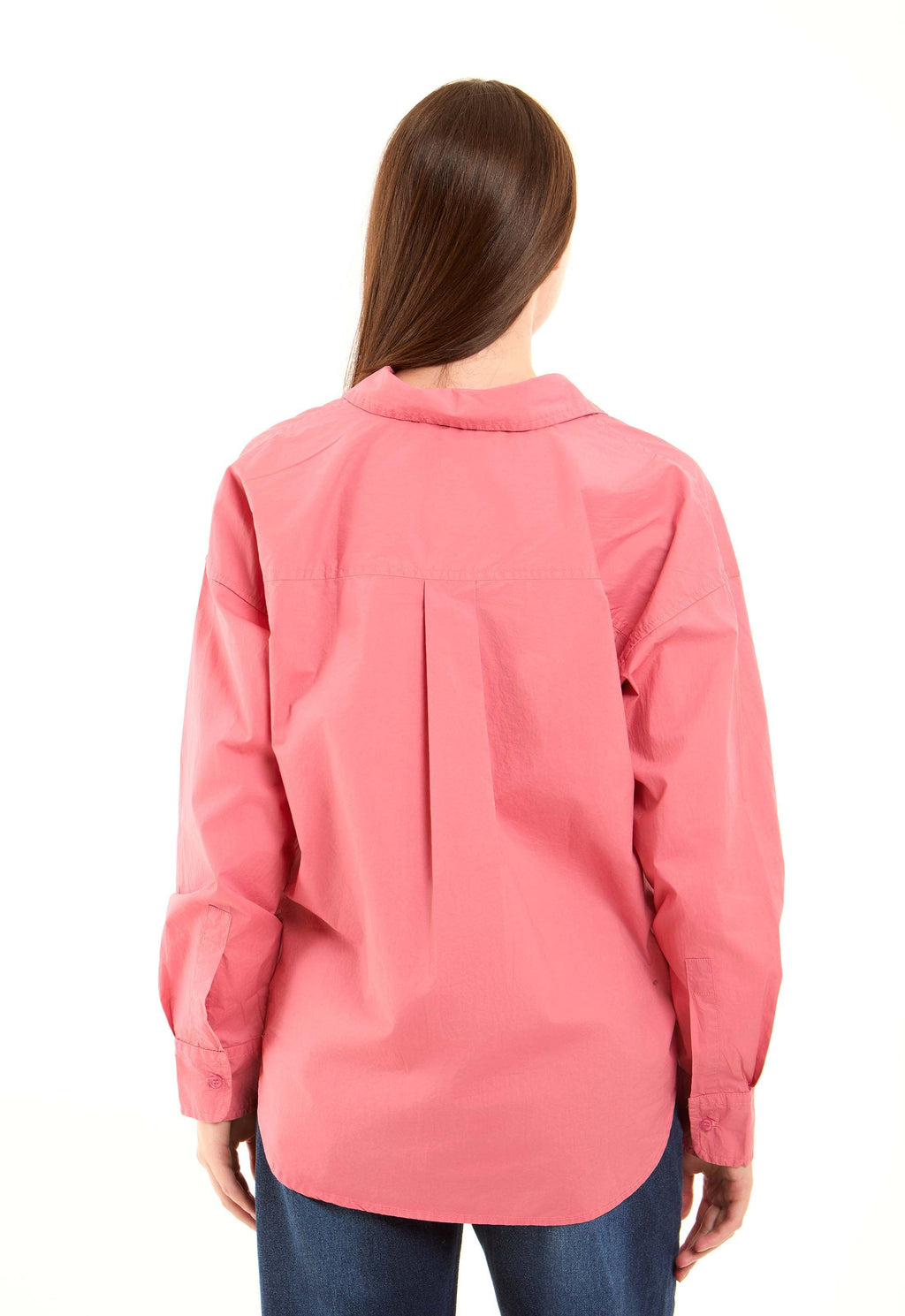 Solid Long Sleeves Cotton Shirt