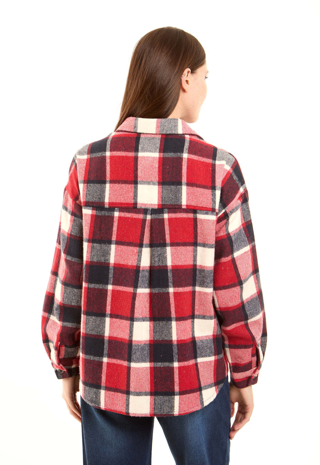 Multicolor Plaids Long Sleeves Casual Shirt