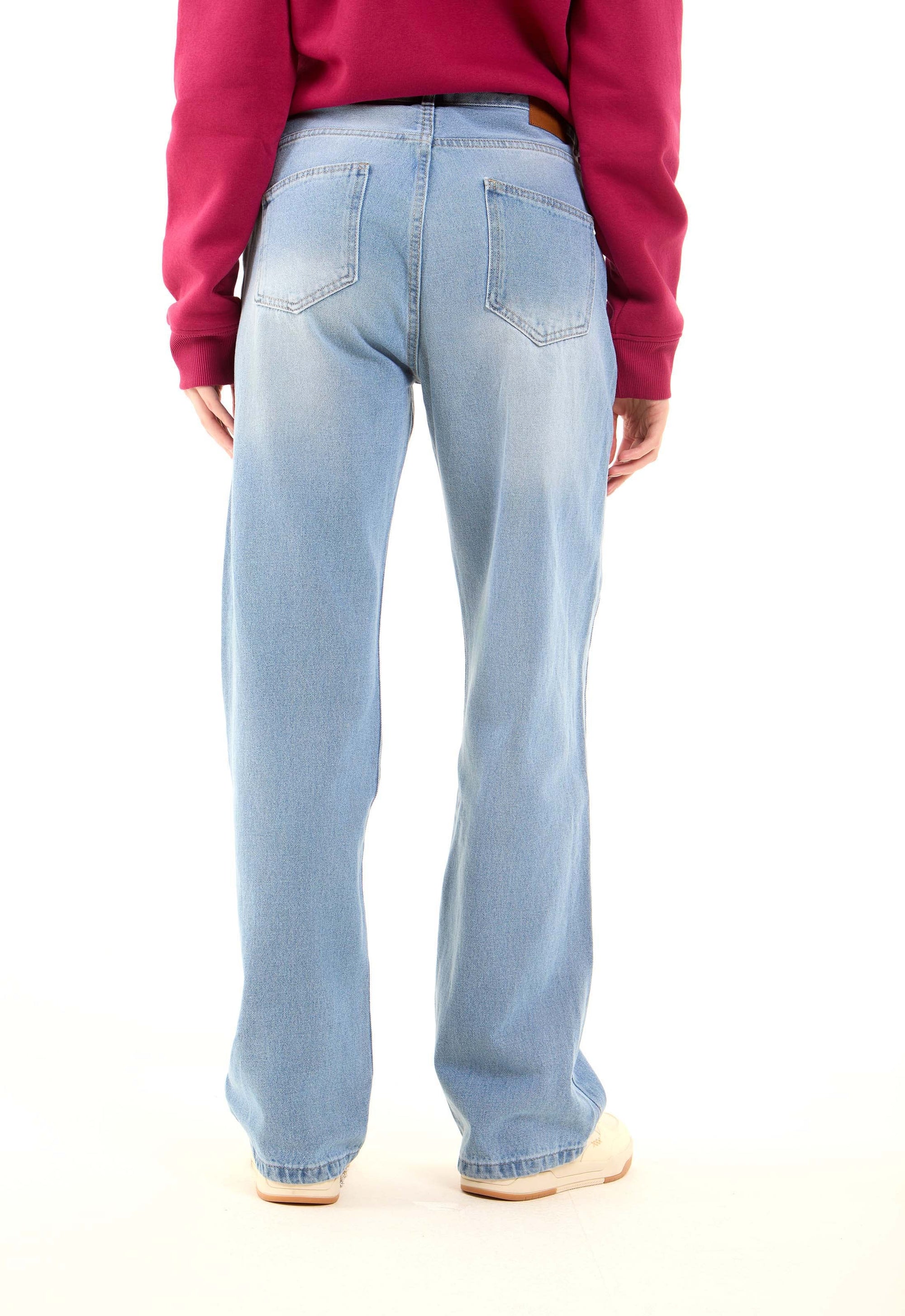 Classic Straight-Leg Denim Jeans