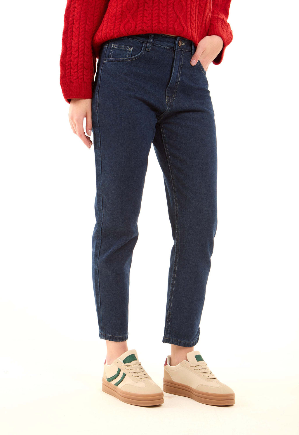 Sleek Slim-Fit Denim Jeans