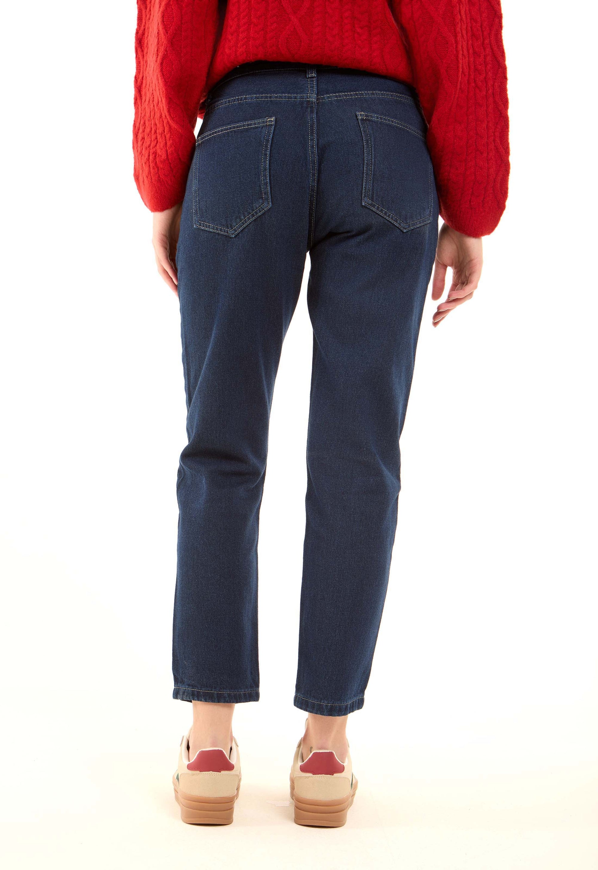 Sleek Slim-Fit Denim Jeans