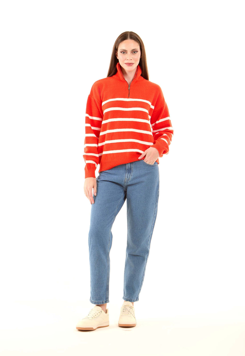 Sleek Slim-Fit Denim Jeans