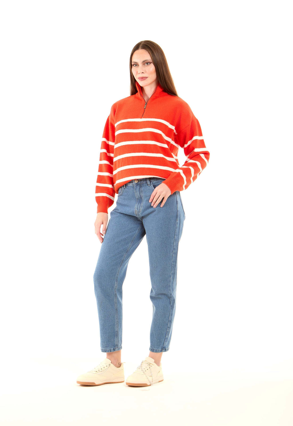 Sleek Slim-Fit Denim Jeans