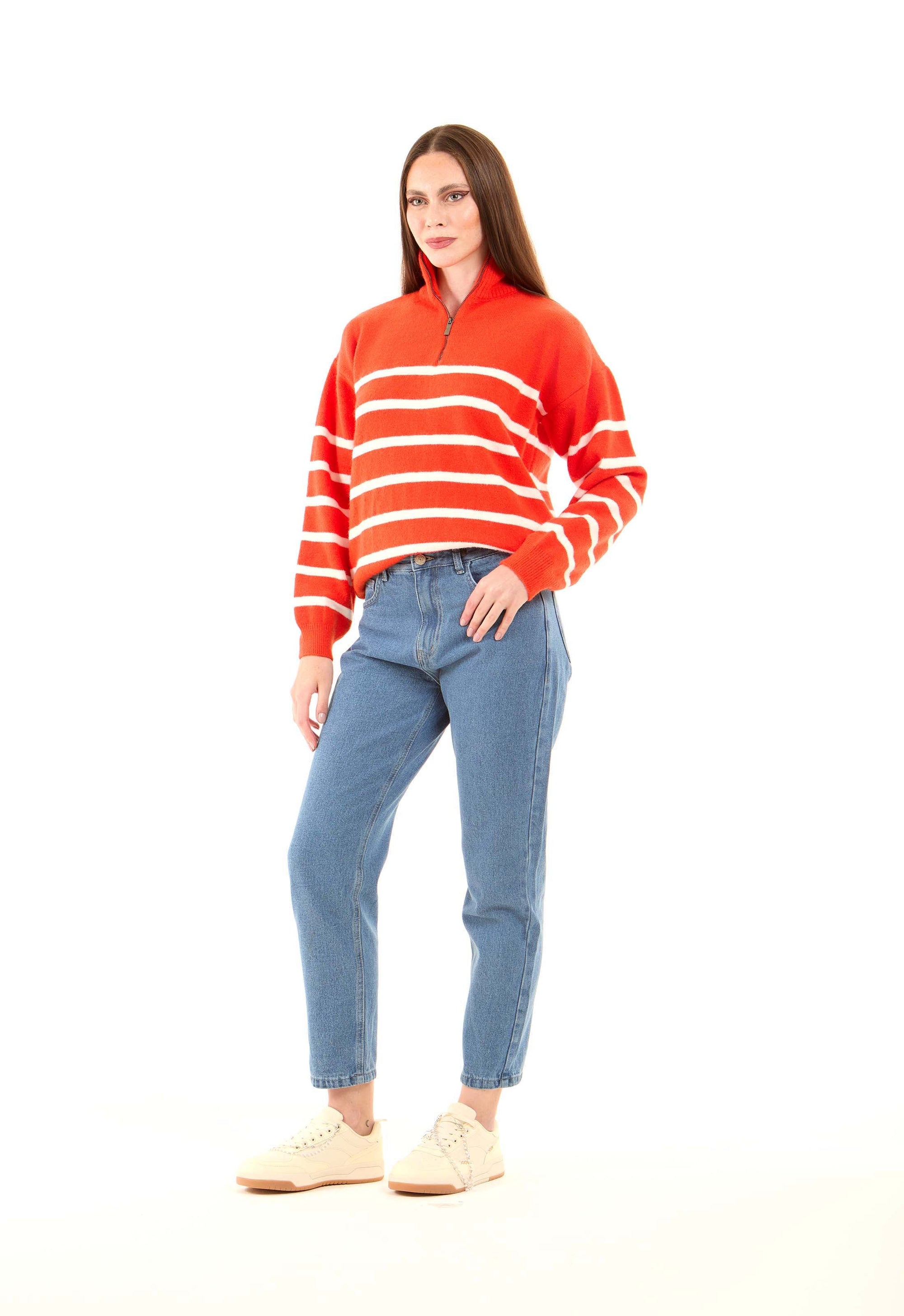 Sleek Slim-Fit Denim Jeans