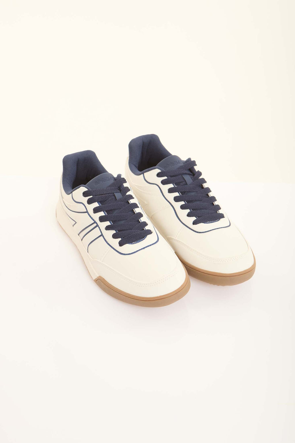 Classic Court Style Lace-Up Trainers
