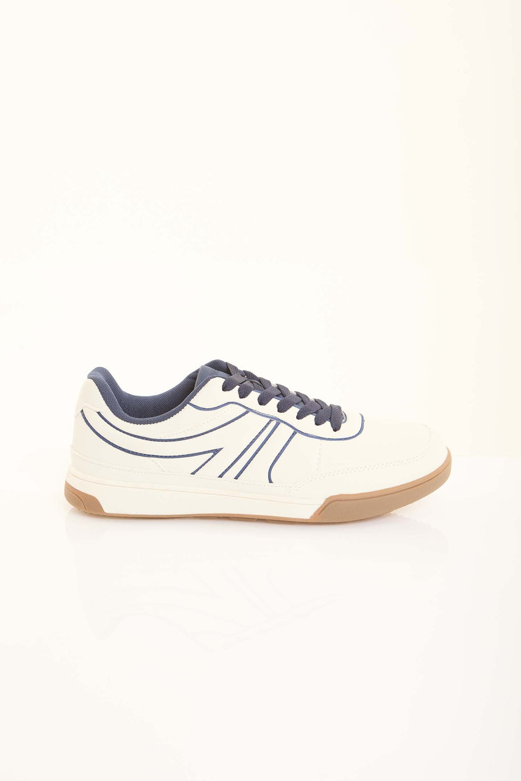Classic Court Style Lace-Up Trainers