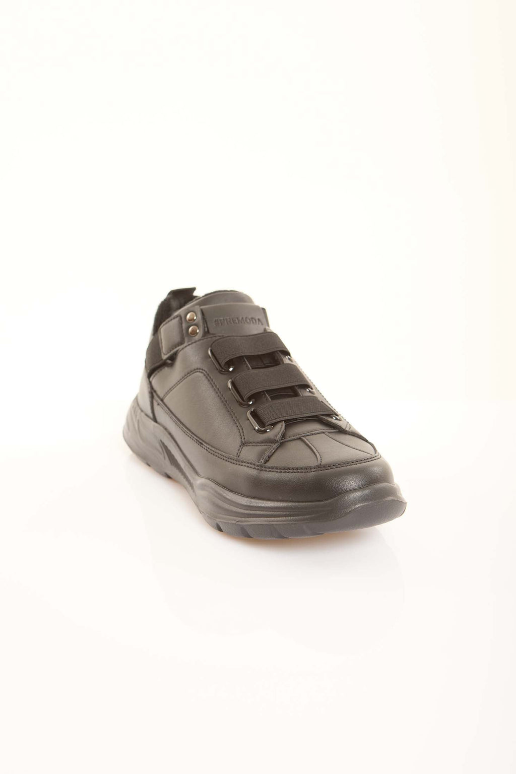 Classic Plain PU Half Boot