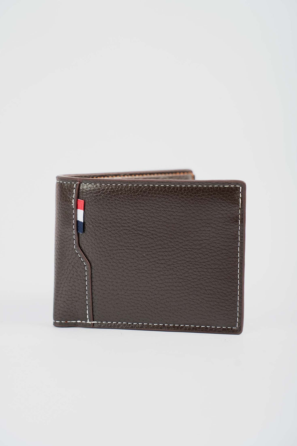 Slim Textured-Fold Wallet