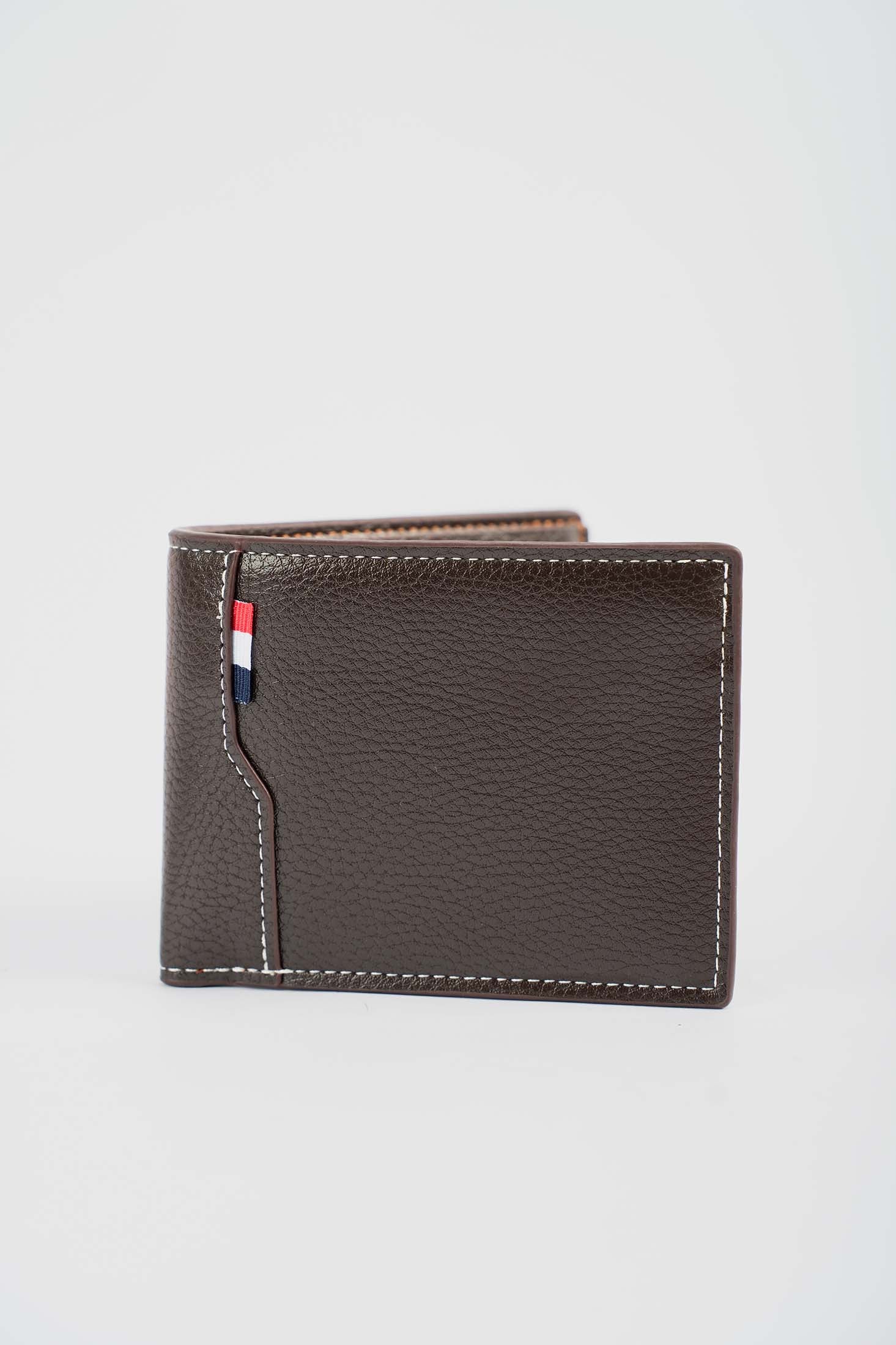 Slim Textured-Fold Wallet