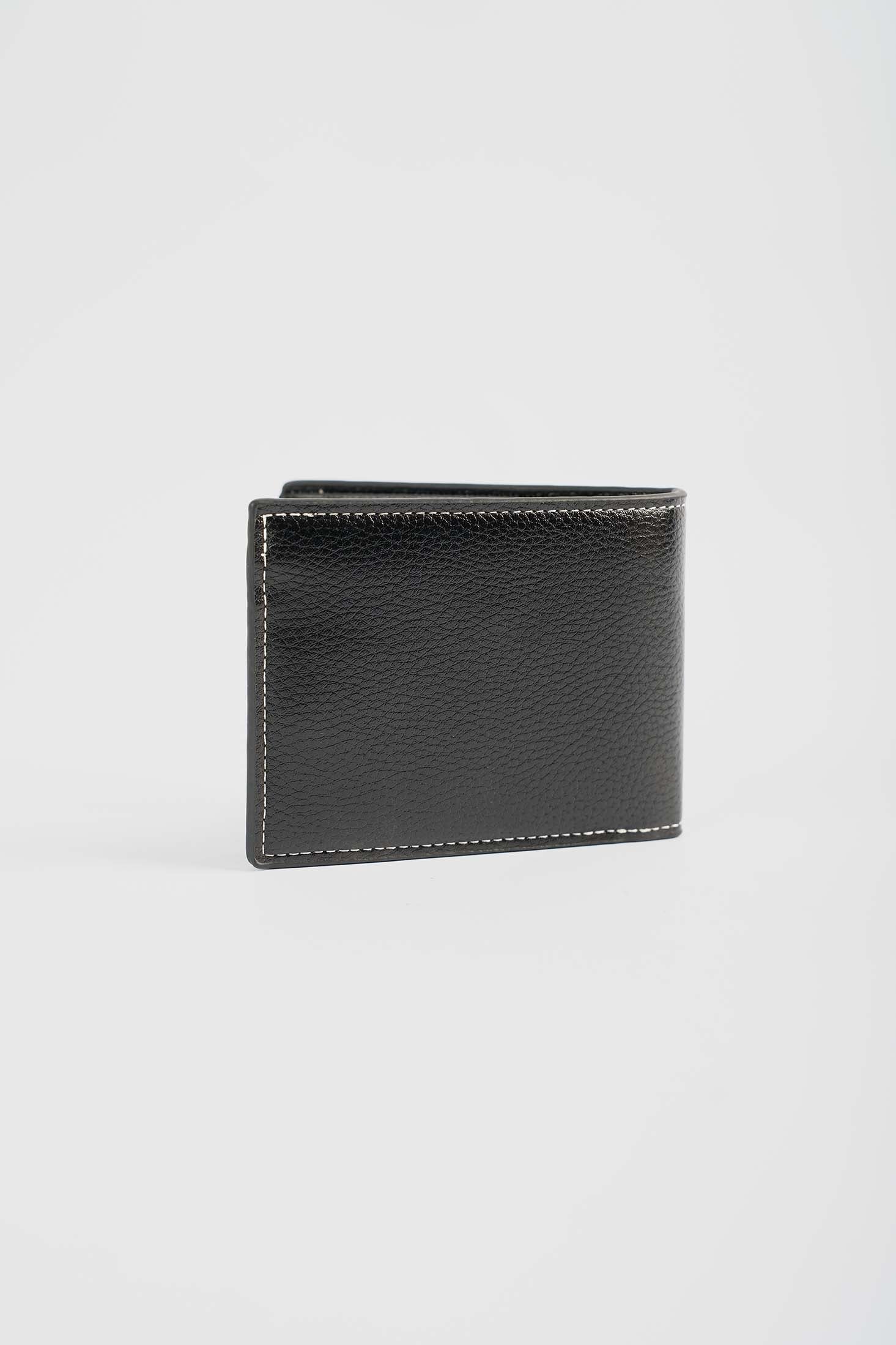 Slim Textured-Fold Wallet