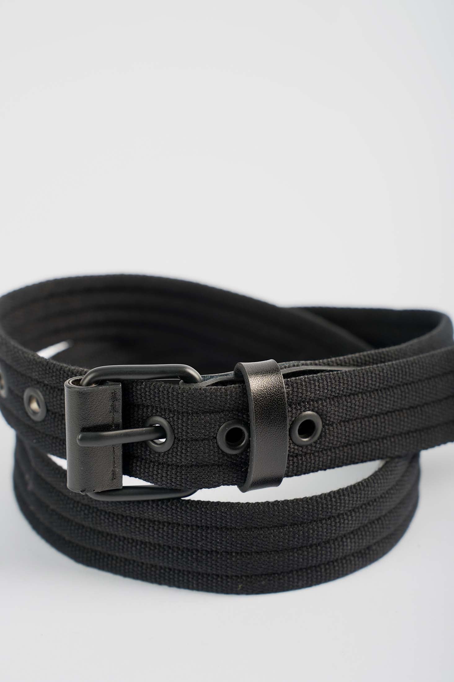 Textured Casual Belt with Layered Rib Design