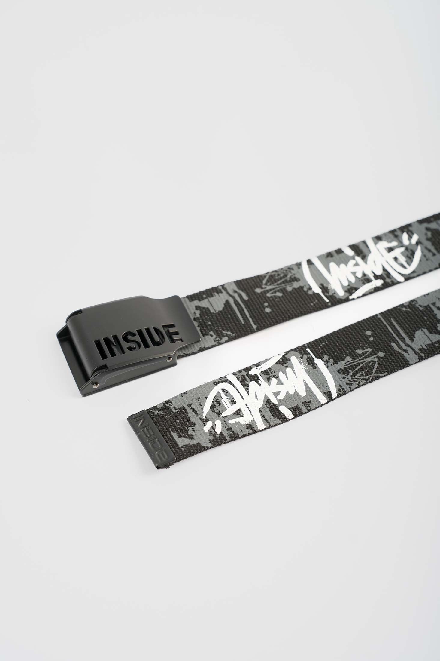 Reversible Bold Graphic Buckle Belt