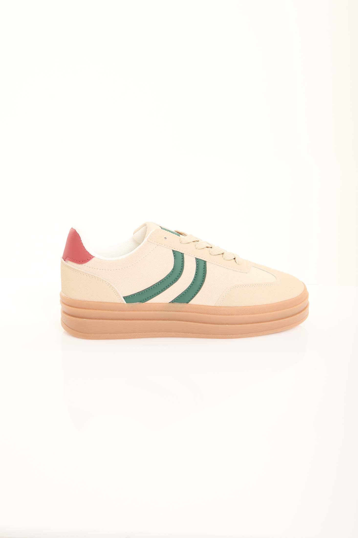 Mid-Sole Leather Shoes with Leopard Touch