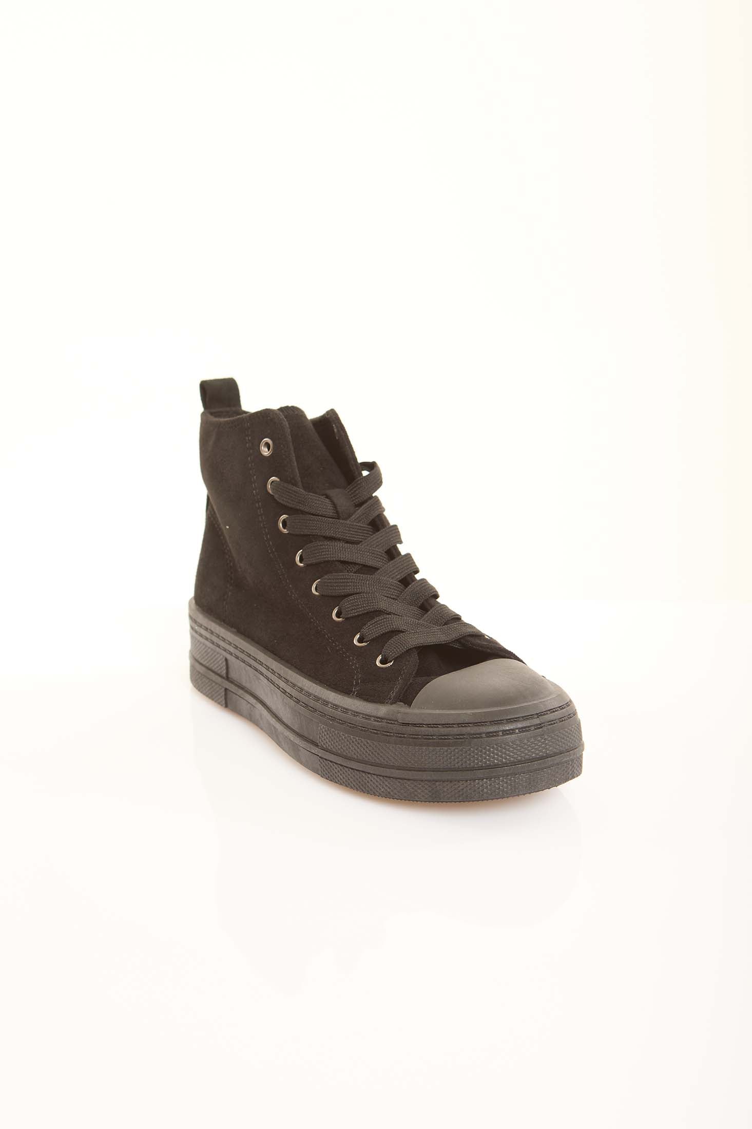 Mid-Sole Lace Up Platform Boots