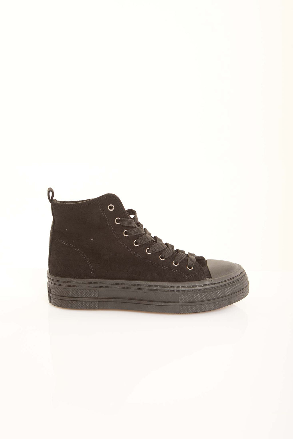 Mid-Sole Lace Up Platform Boots
