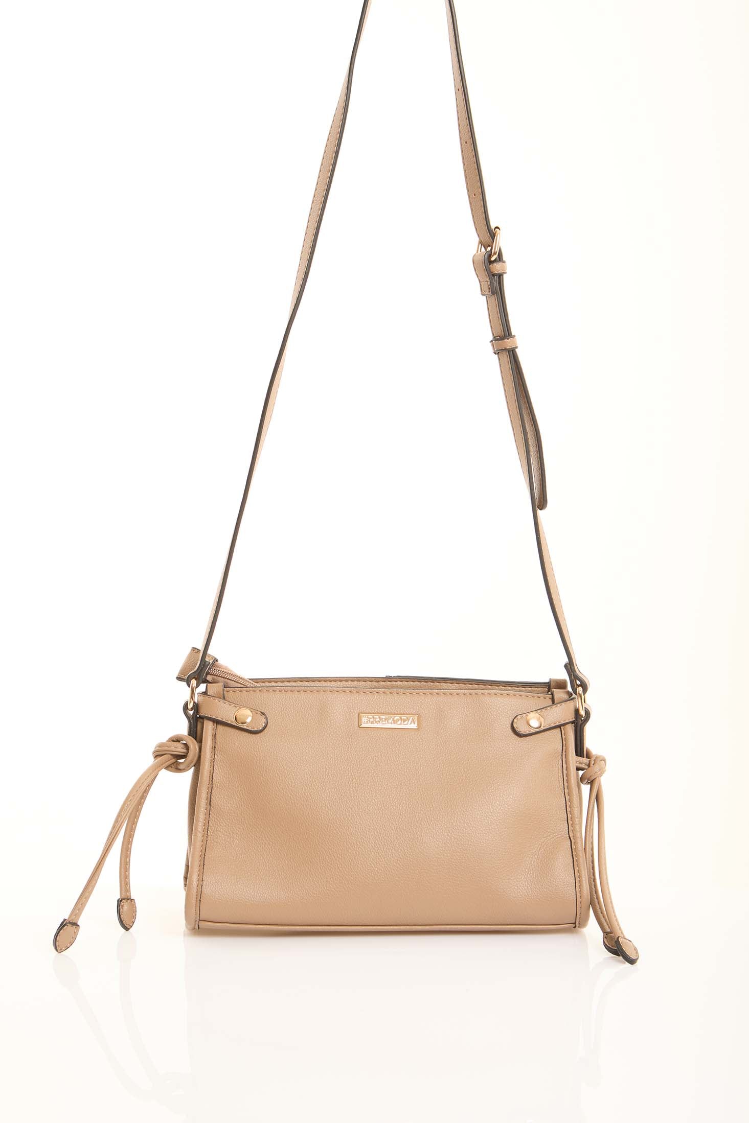 Decorative Belt with Stitches Crossbody Bag