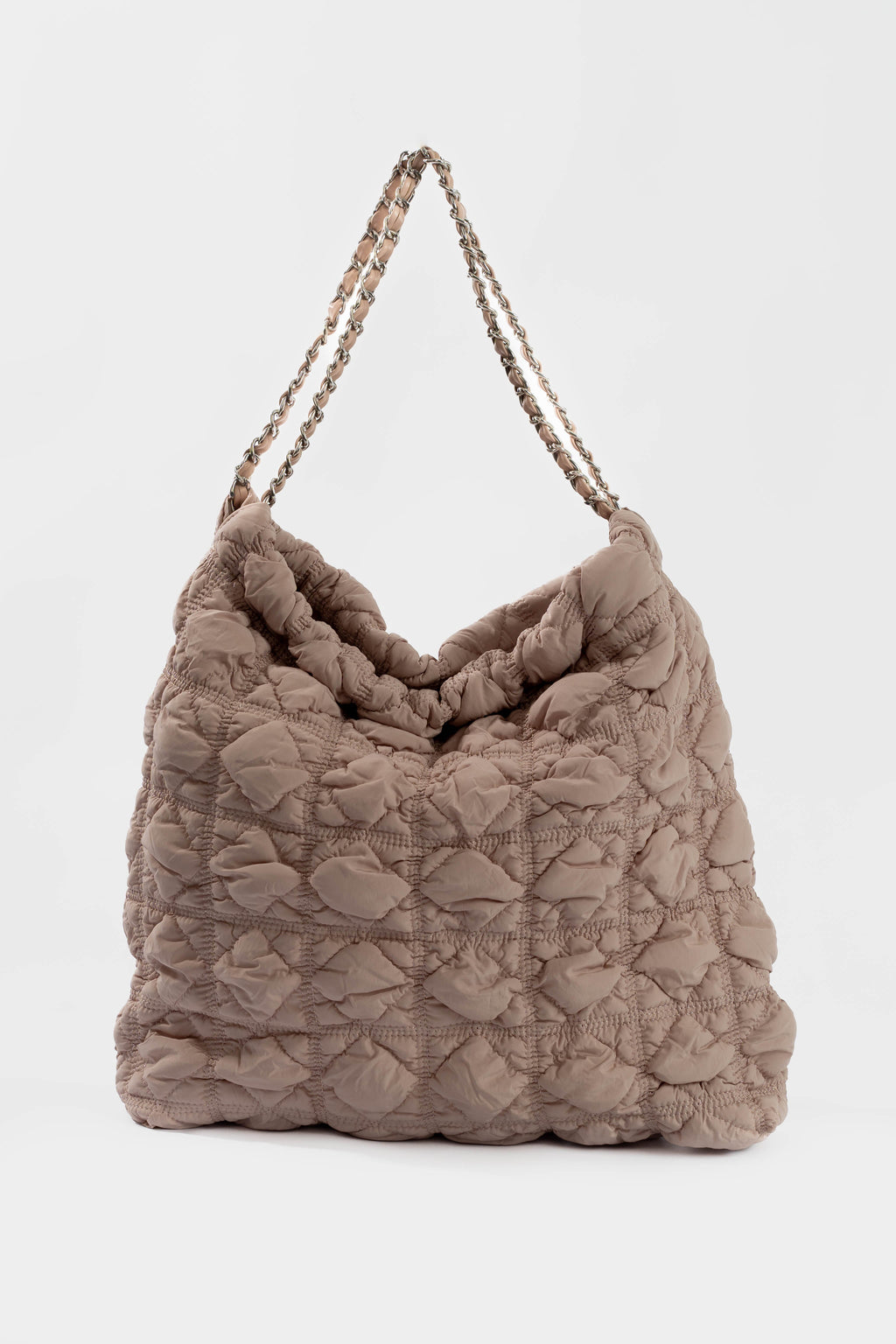 Quilted Shoulder-Bag with Chain Handle