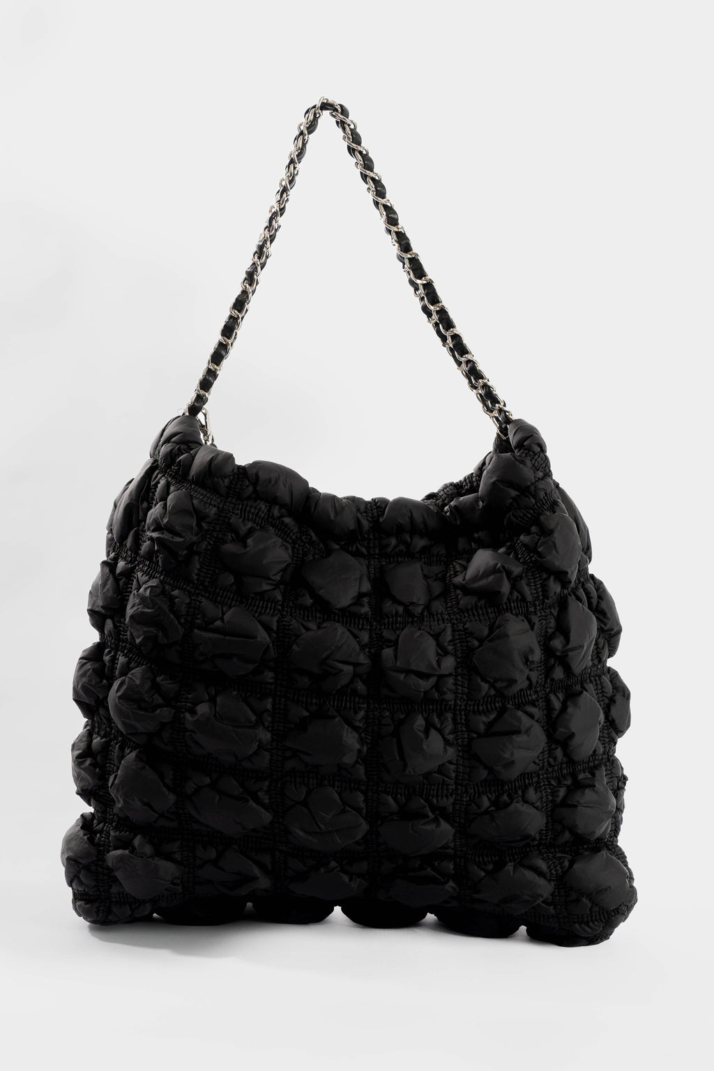 Quilted Shoulder-Bag with Chain Handle