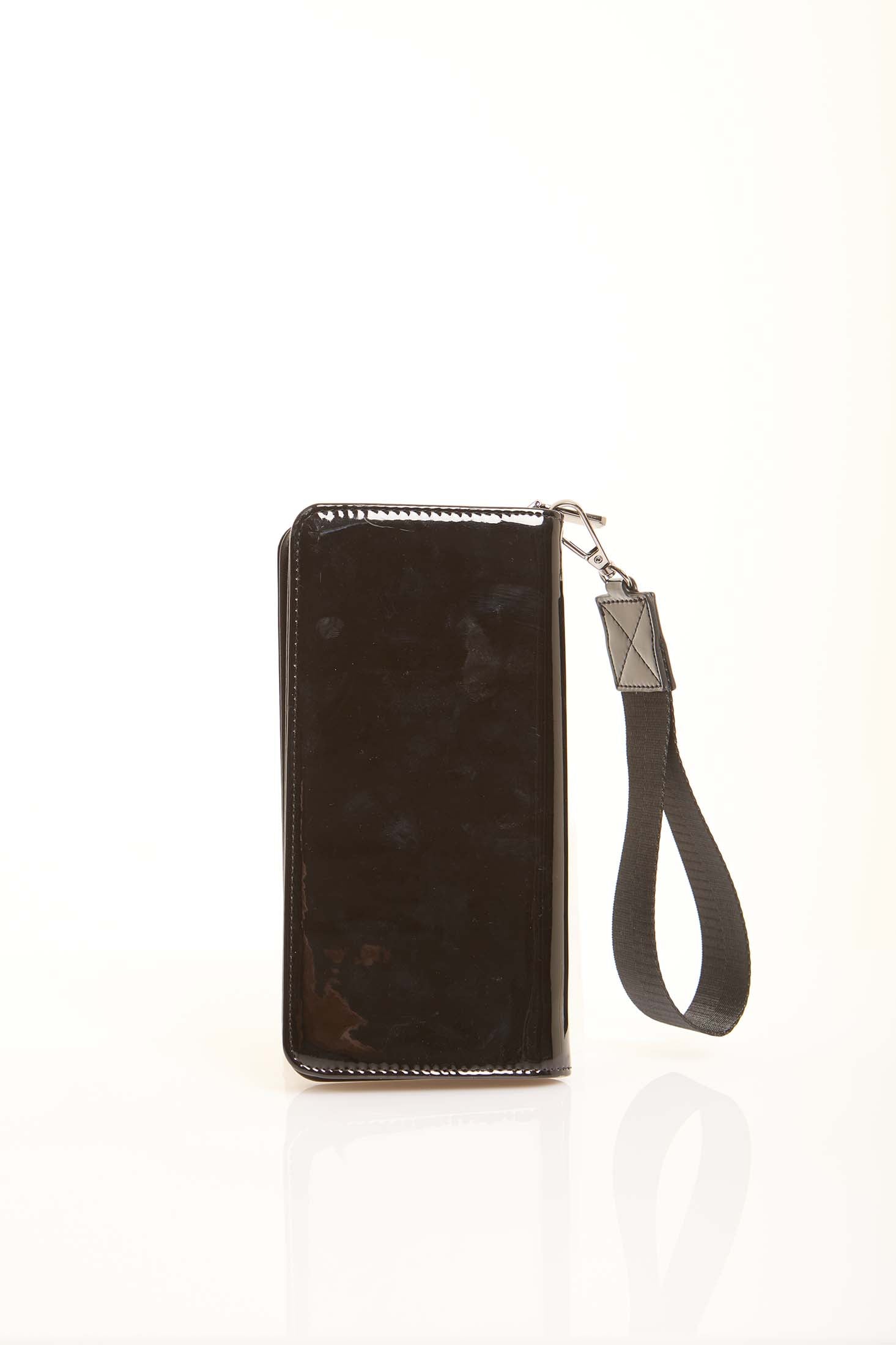 Daily Leather Wristlet Zip Wallet