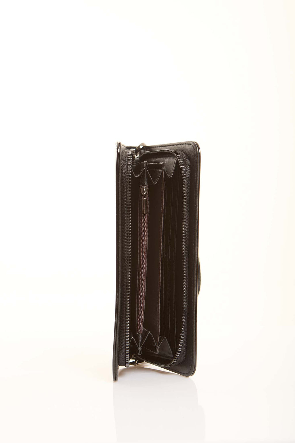 Daily Leather Wristlet Zip Wallet