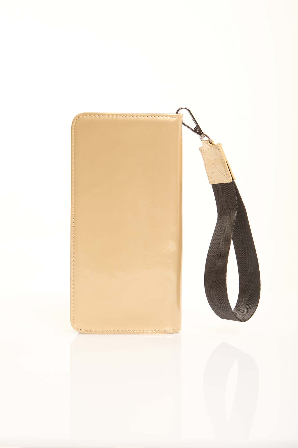 Daily Leather Wristlet Zip Wallet