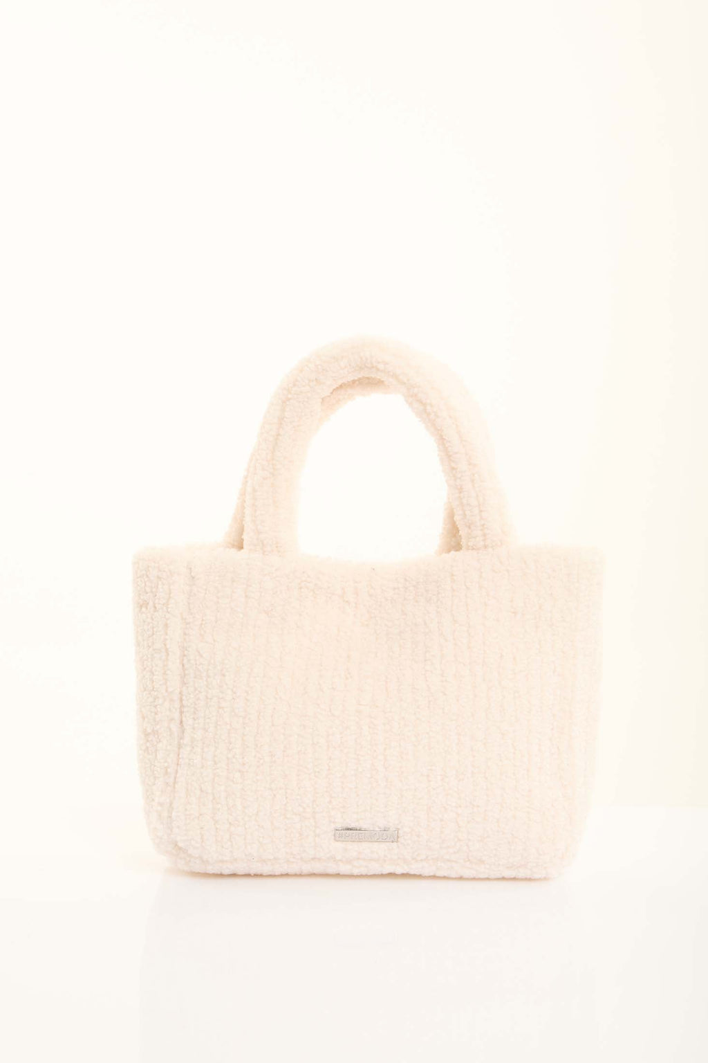 Mini Sherpa Ribbed Handbag