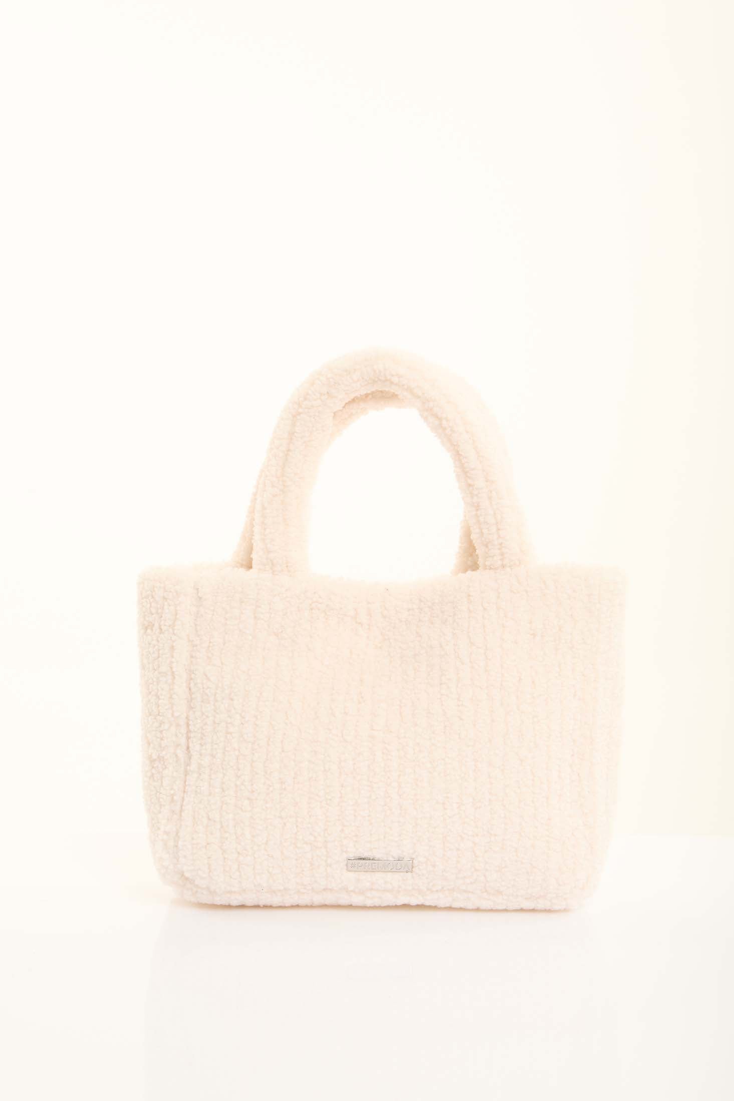Mini Sherpa Ribbed Handbag