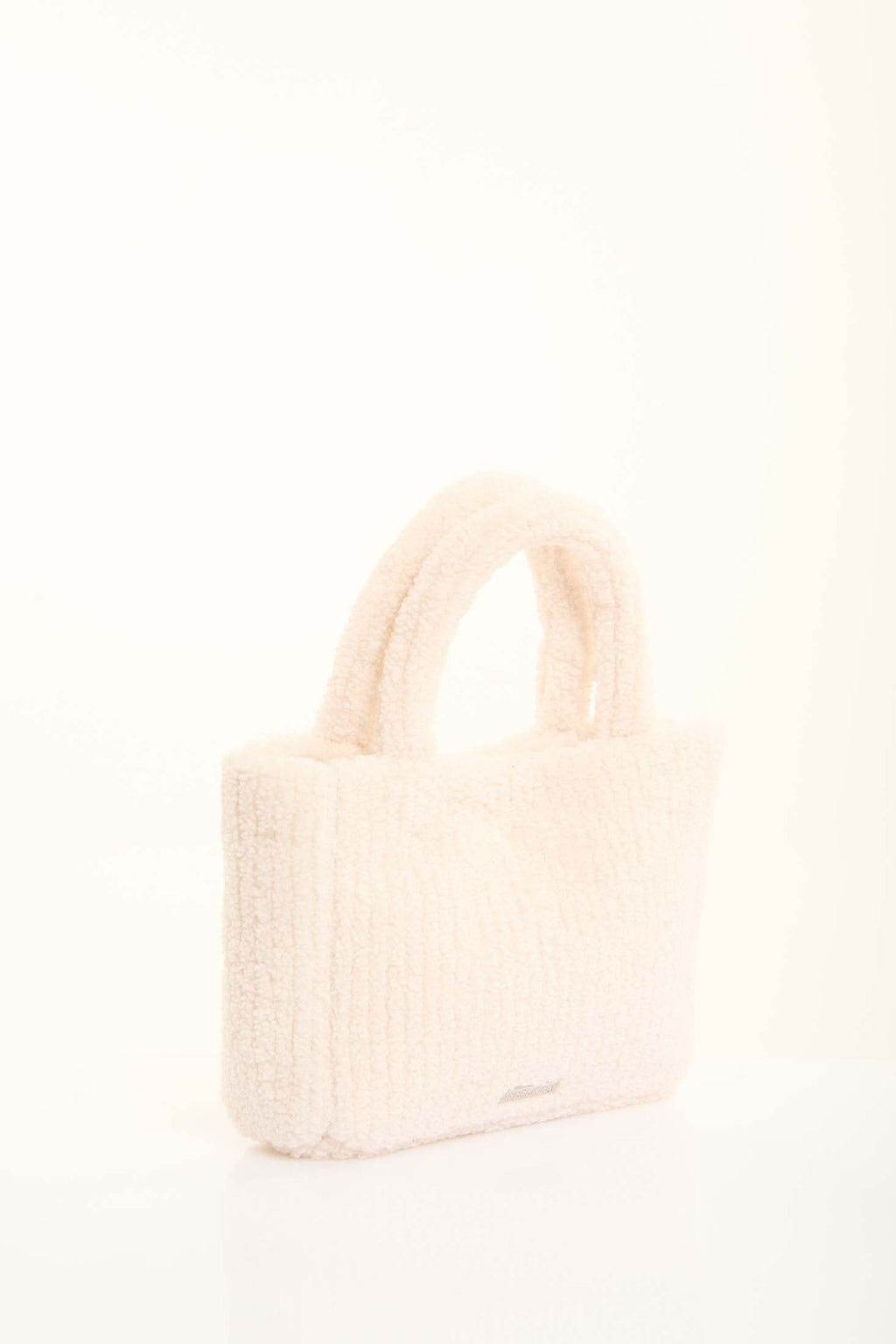 Mini Sherpa Ribbed Handbag