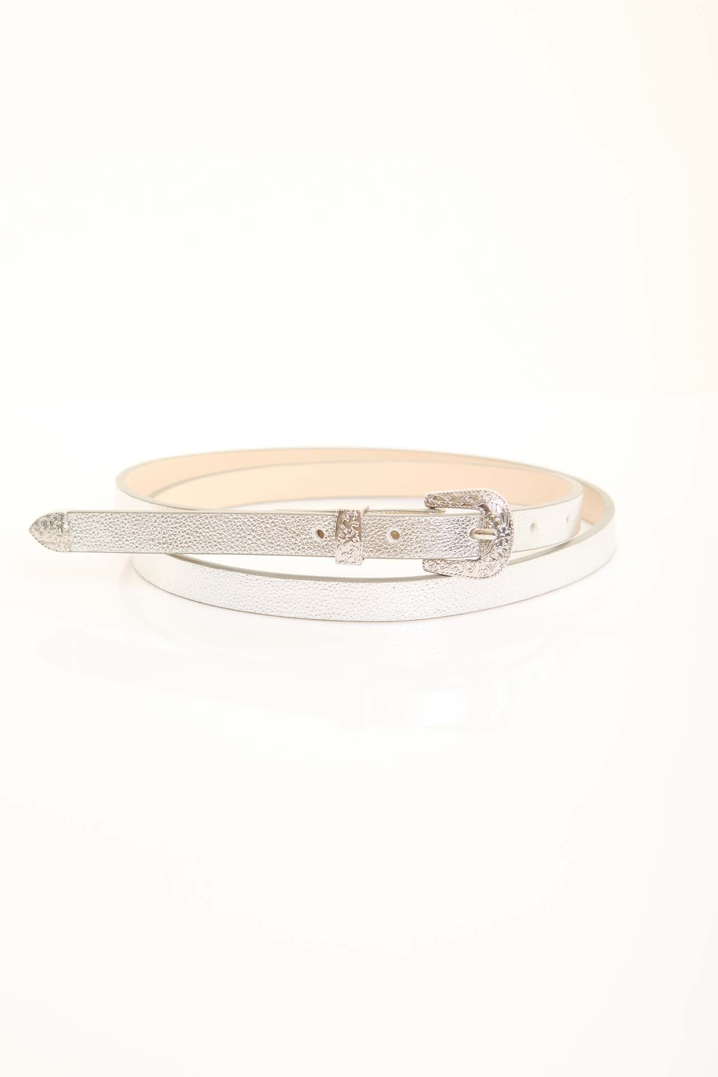 Vintage Western Buckle Slim Belt