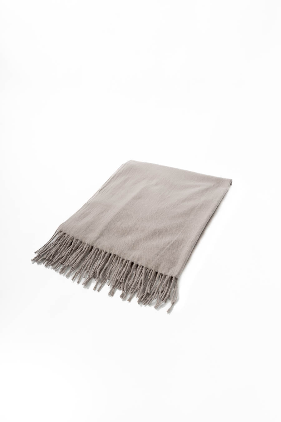 Pashmina Solid Shawl with Fringes
