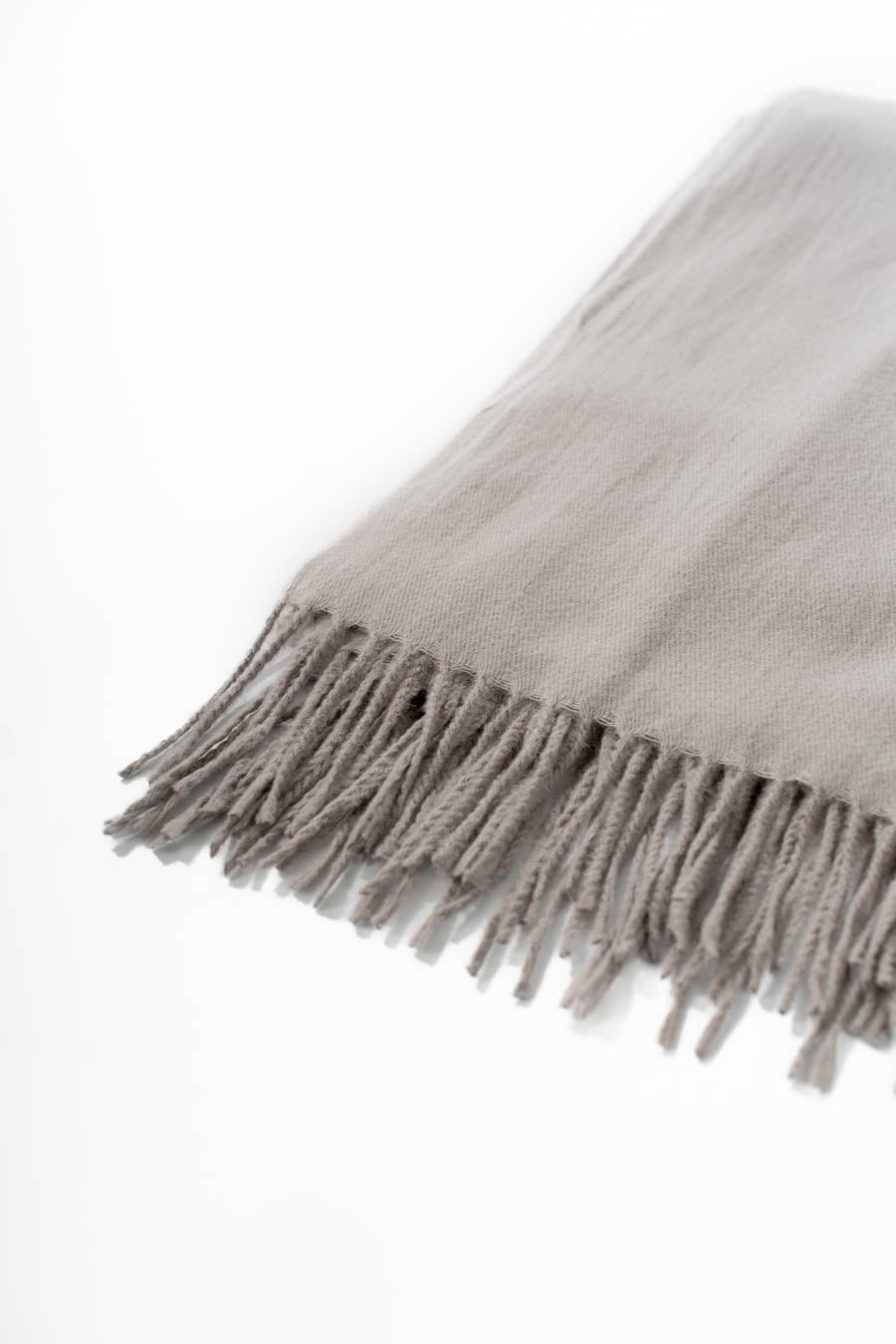 Pashmina Solid Shawl with Fringes