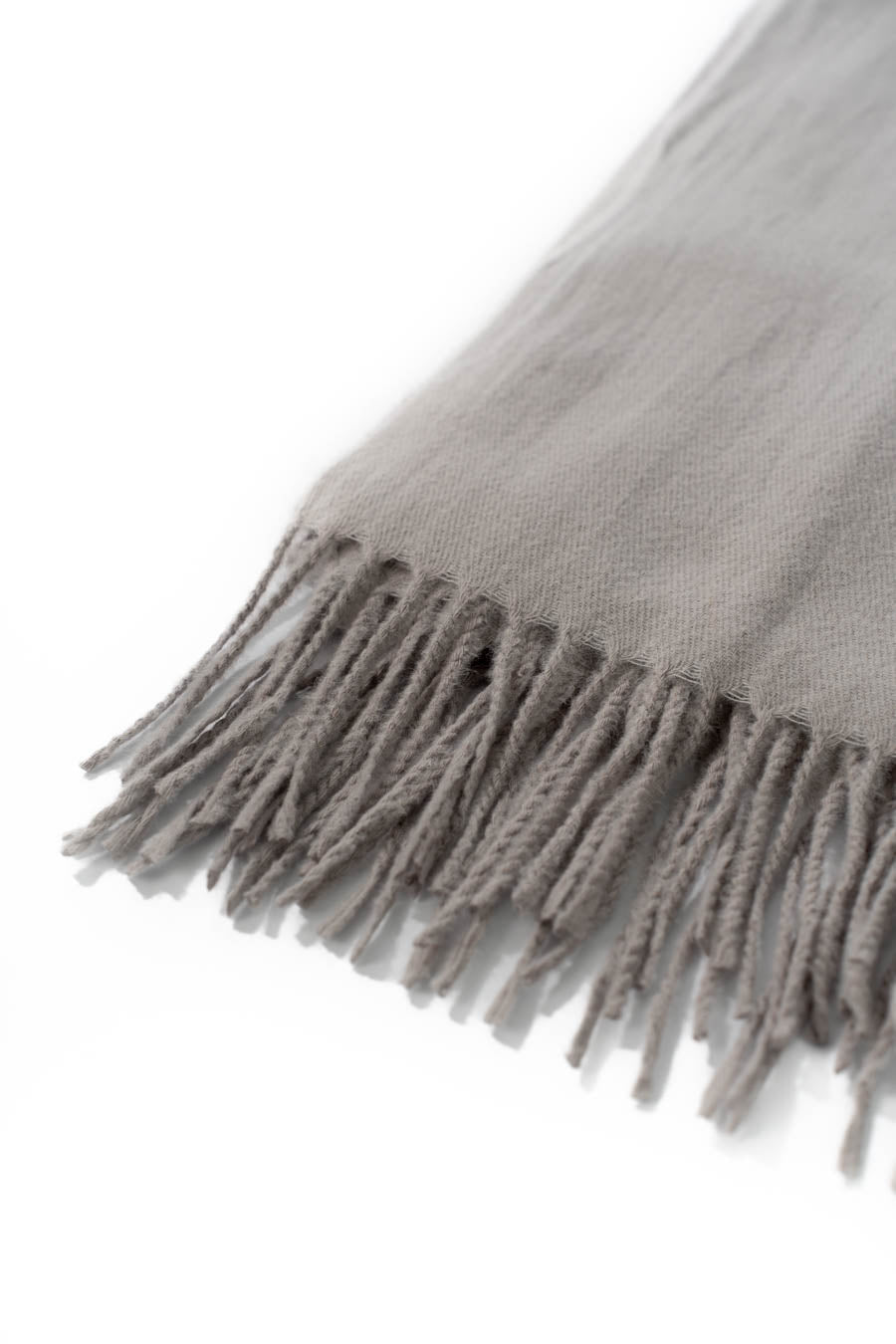 Pashmina Solid Shawl with Fringes