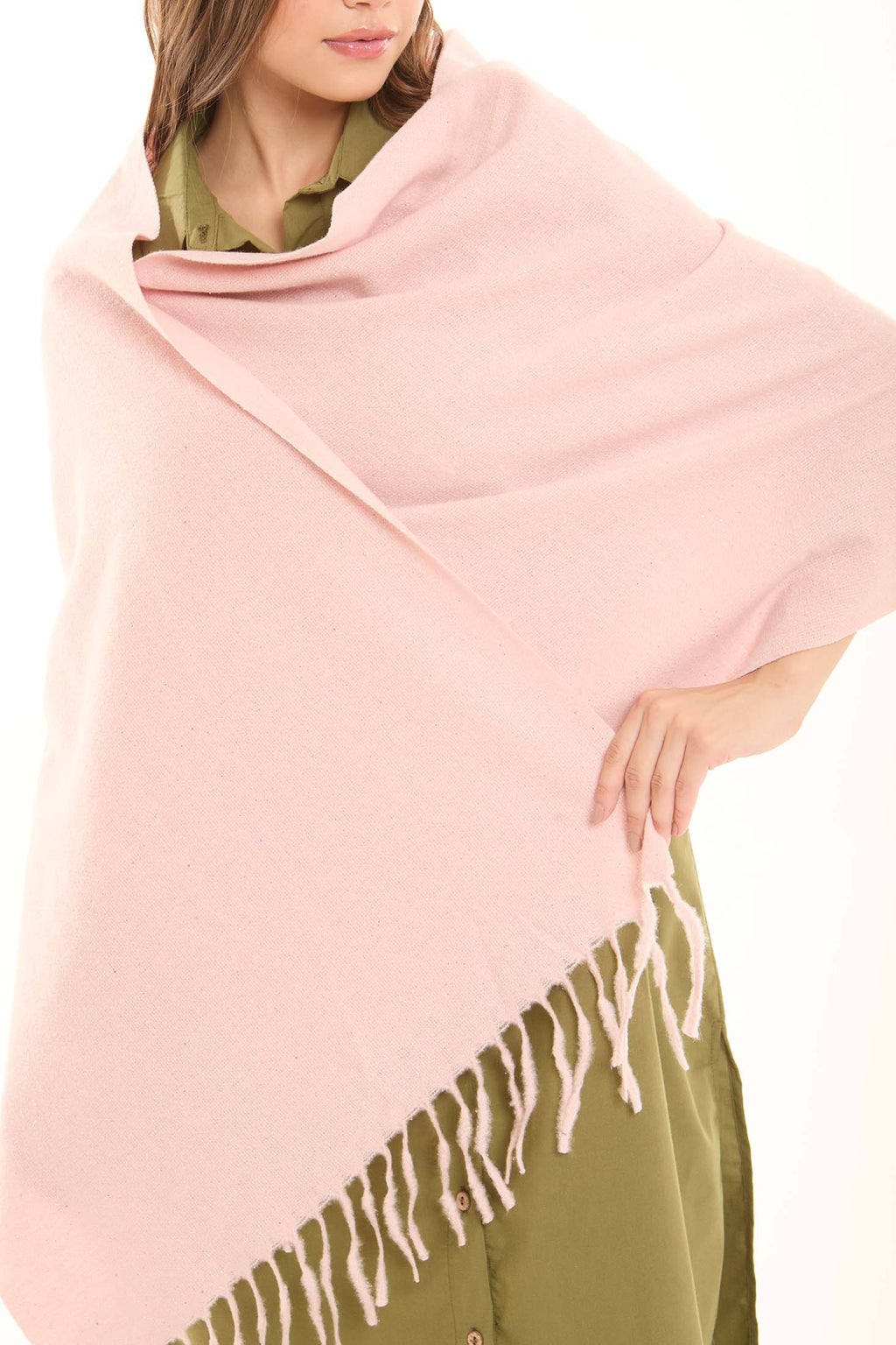 Solid Slip On Soft Scarf