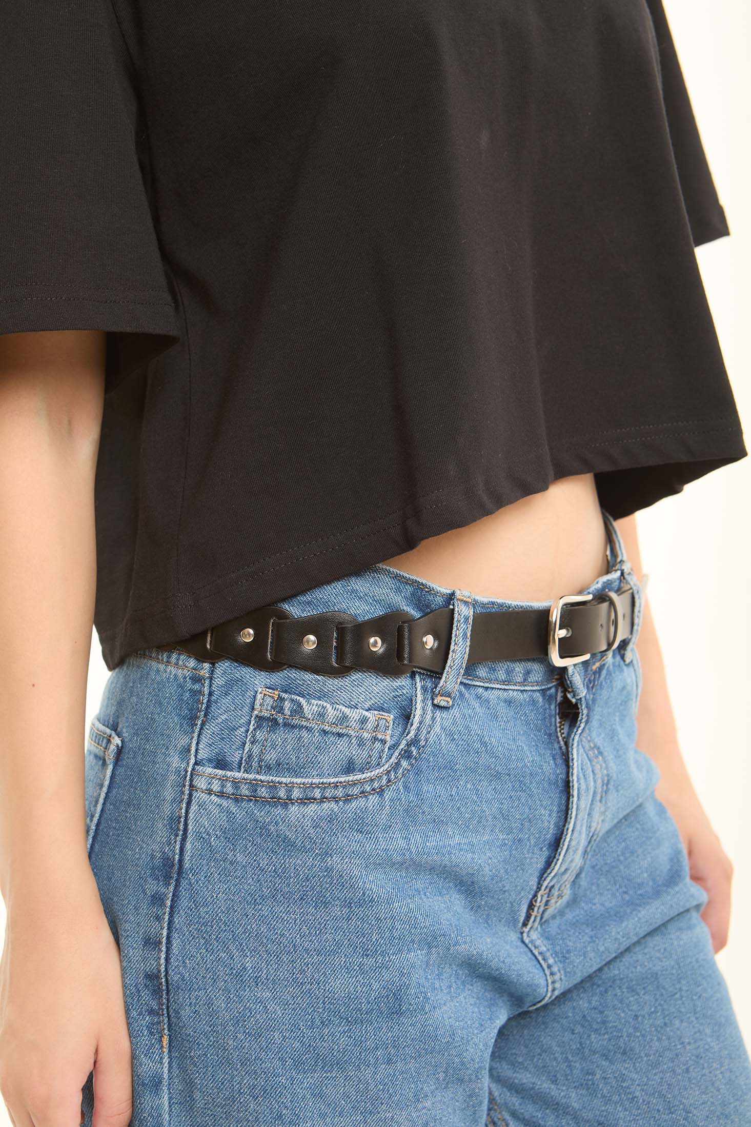 Scalloped Edge Casual Belt