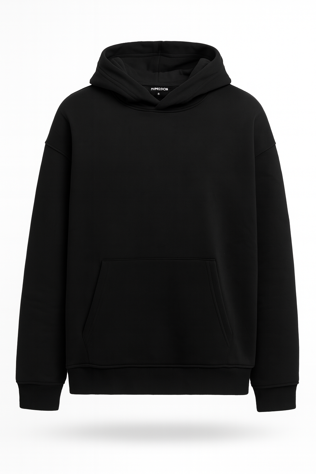 Solid Basic Hoodie with Kangaroo Pocket
