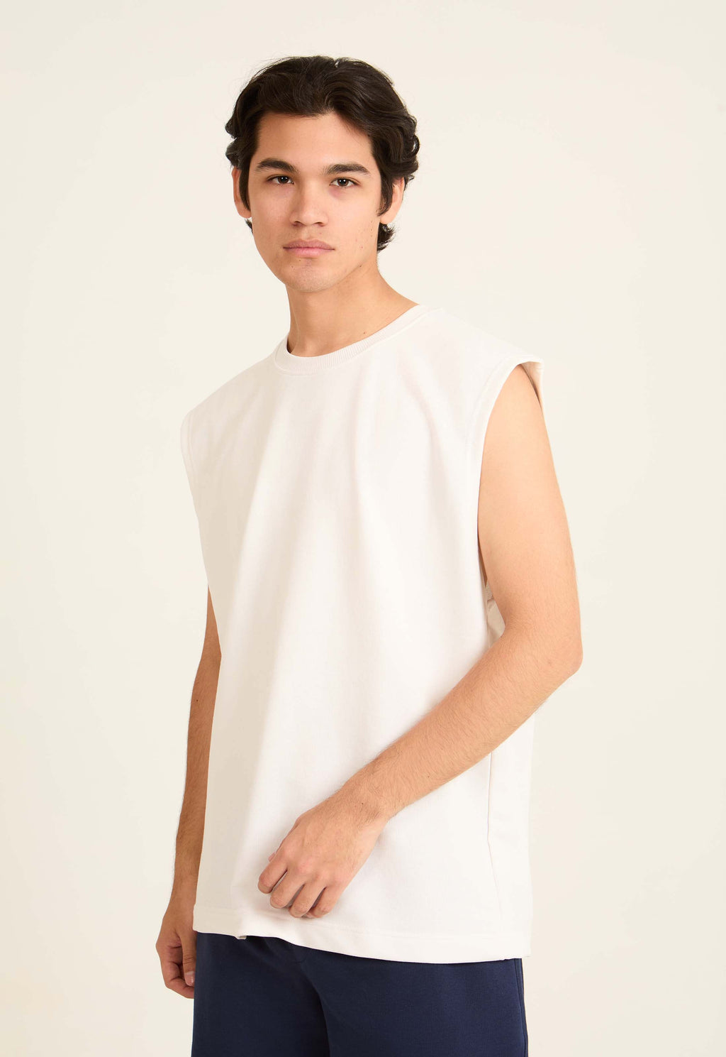 Sleeveless Slip On Solid Tank Top